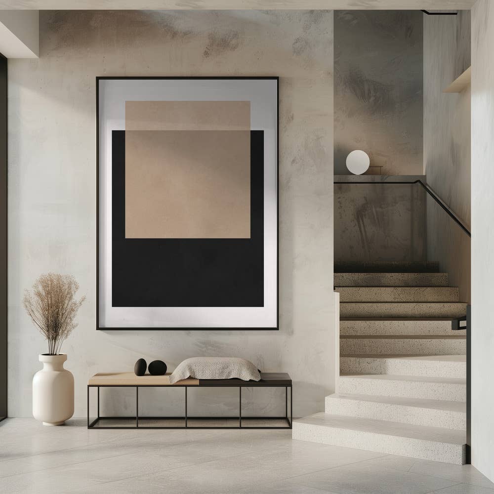 "Overlapping geometry" Wall Art - HER Home Design Boutique